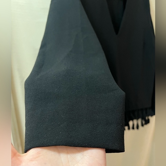 ⚫️ BOGO Black Zara woman hassle detail size medium casual classy - Picture 2 of 7